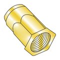 Newport Fasteners Rivet Nut, M6-1.00 Thread Size, 120.96mm Flange Dia., 14.36mm L, Steel, 2000 PK 106305